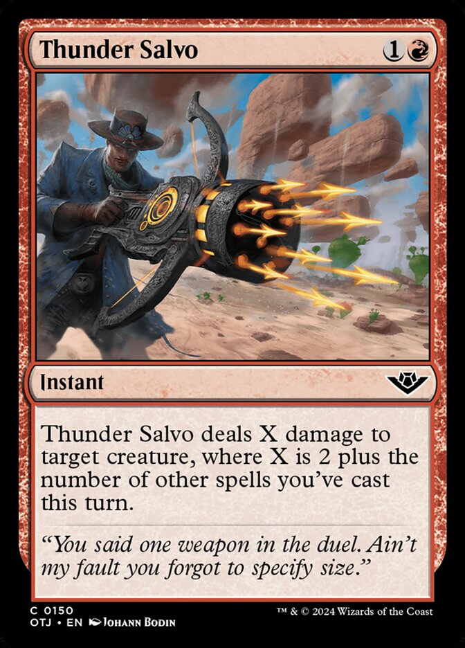 Thunder Salvo [Outlaws of Thunder Junction] (150)
