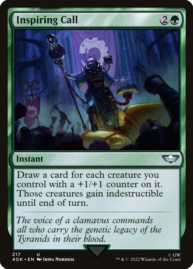 Inspiring Call [Warhammer 40,000 Commander] (217)
