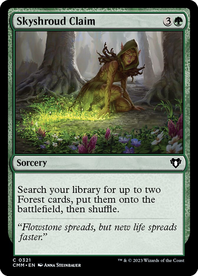 Skyshroud Claim [Commander Masters] (321)