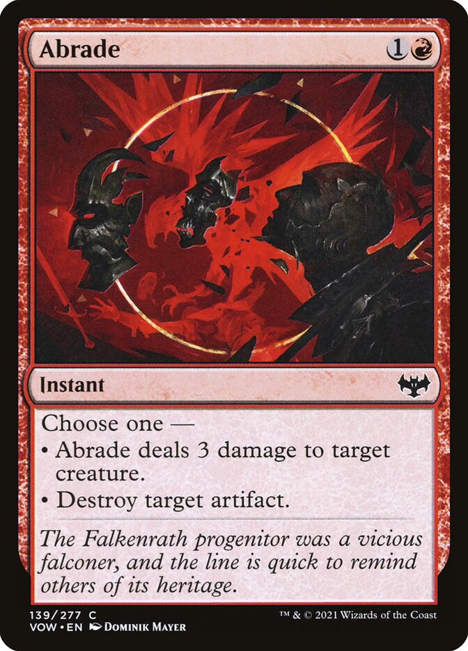 Abrade [Innistrad: Crimson Vow] (139)