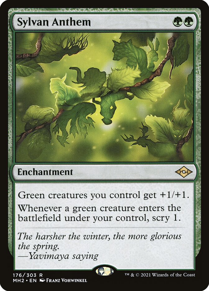 Sylvan Anthem [Modern Horizons 2] (176)
