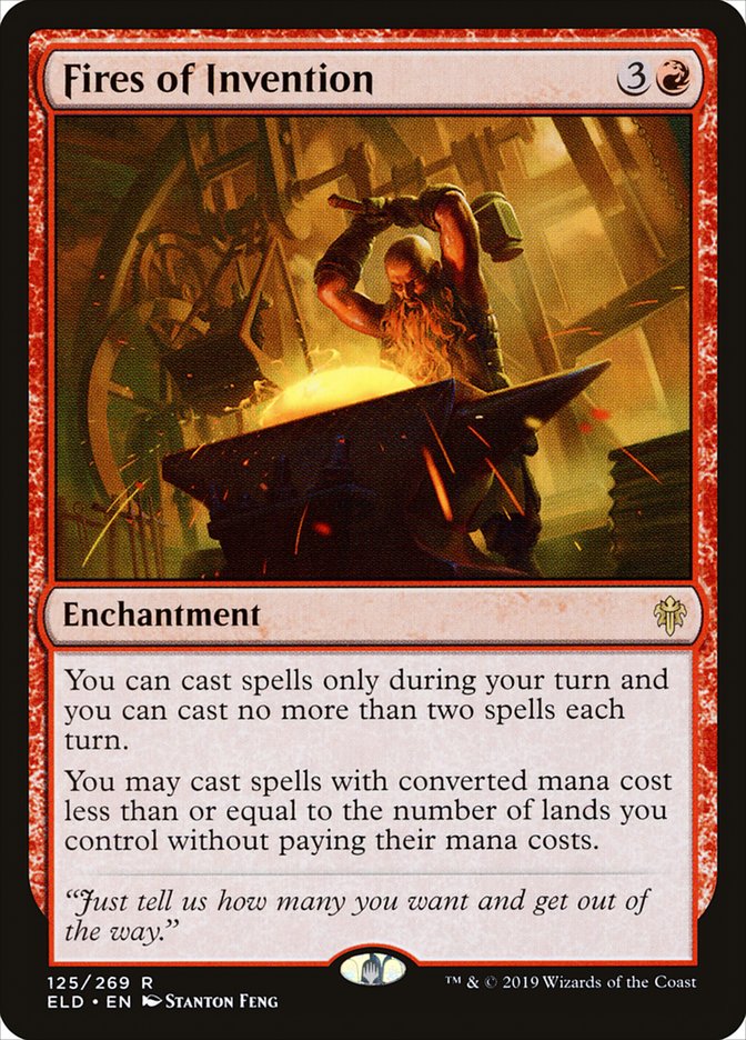 Fires of Invention [Throne of Eldraine] (125)