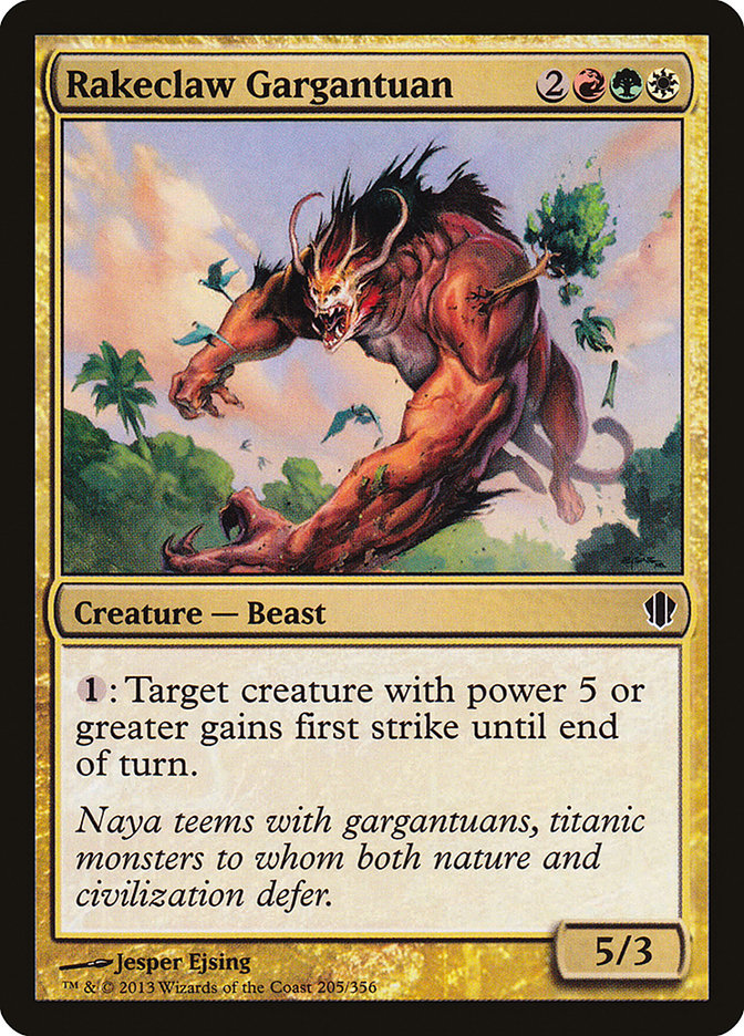 Rakeclaw Gargantuan [Commander 2013] (205)