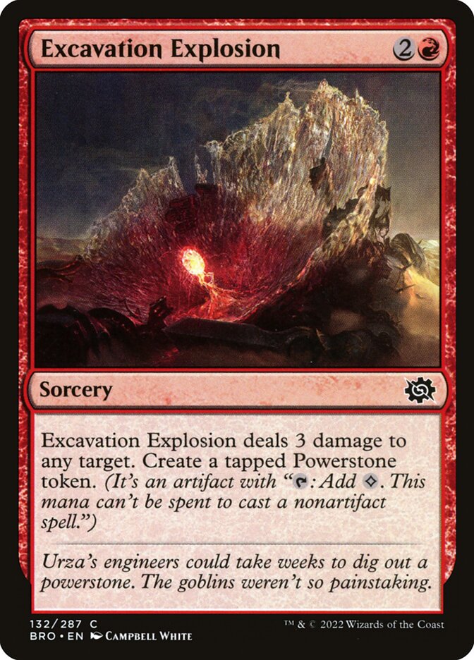 Excavation Explosion [The Brothers' War] (132)