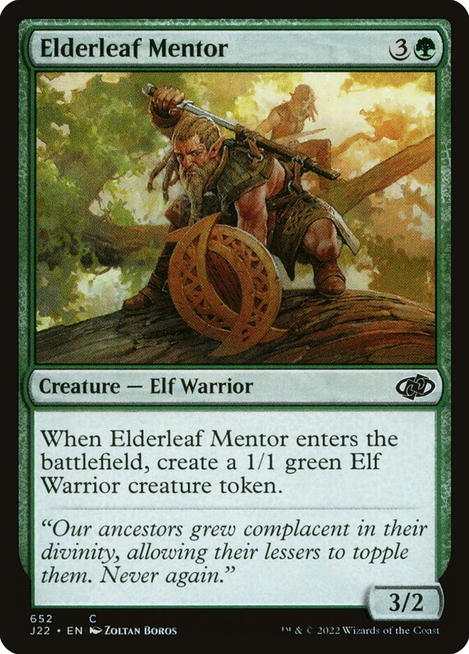 Elderleaf Mentor [Jumpstart 2022] (652)