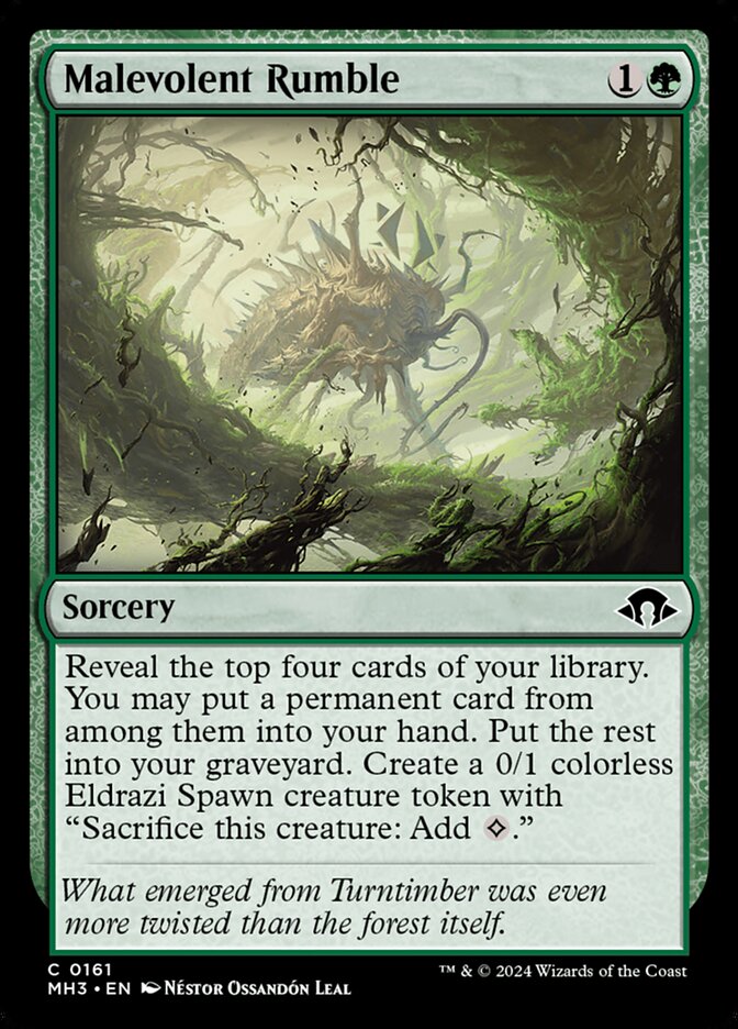 Malevolent Rumble [Modern Horizons 3] (161)