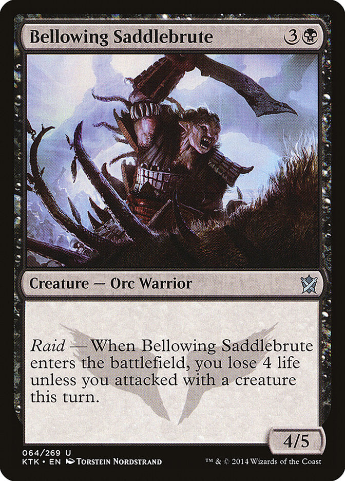 Bellowing Saddlebrute [Khans of Tarkir] (64)