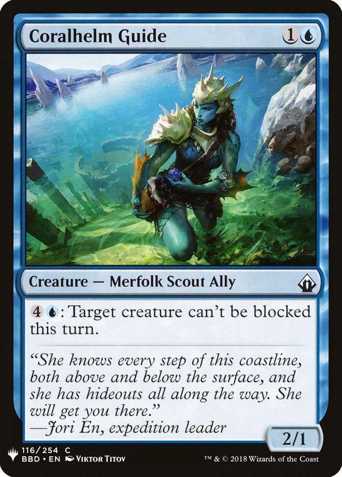 Coralhelm Guide [The List] (BBD-116)