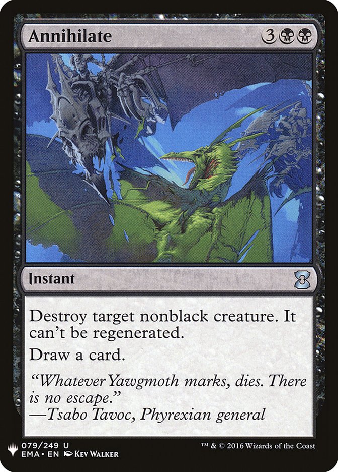 Annihilate [The List] (EMA-79)