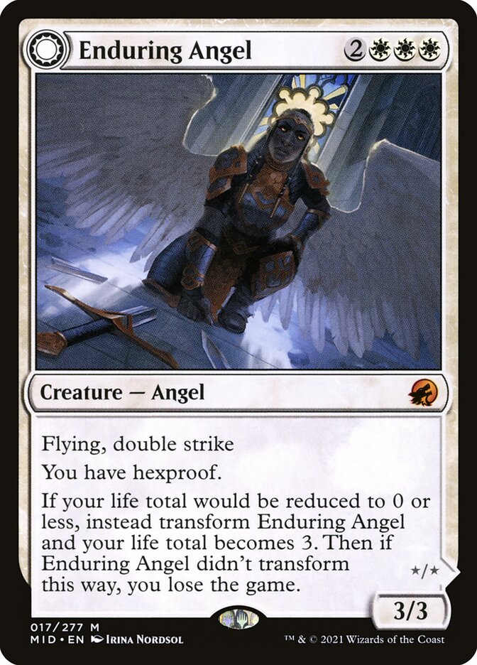Enduring Angel [Innistrad: Midnight Hunt] (17)