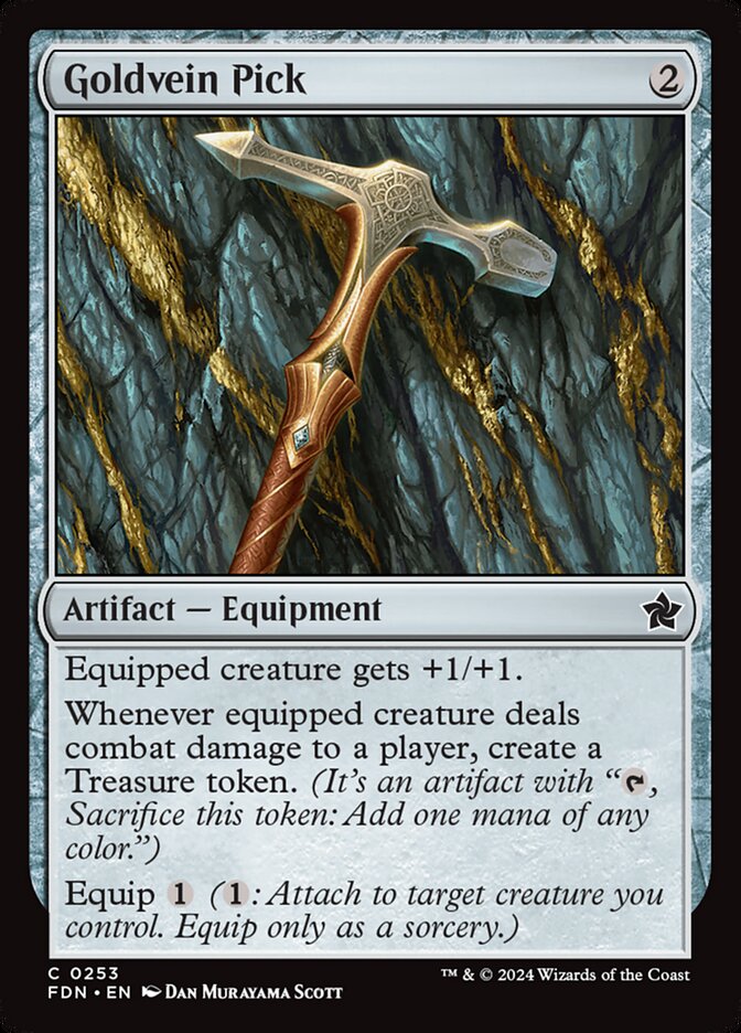 Goldvein Pick [Foundations] (253)