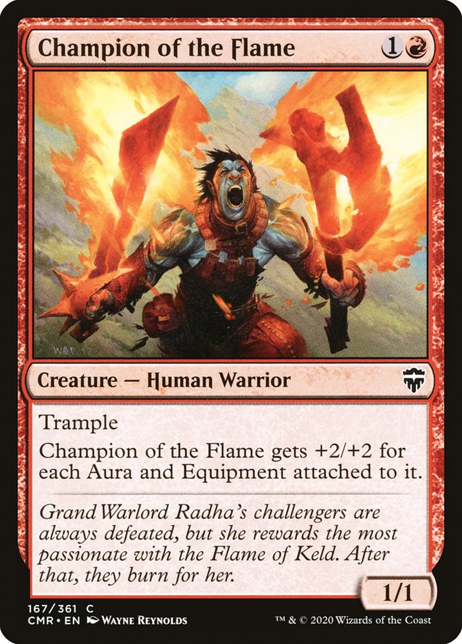 Champion of the Flame [Commander Legends] (167)