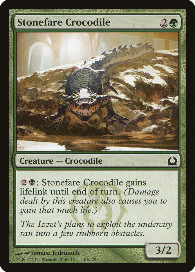 Stonefare Crocodile [Return to Ravnica] (136)