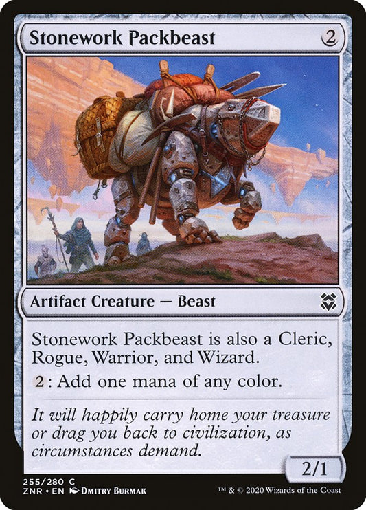 Stonework Packbeast [Zendikar Rising] (255)