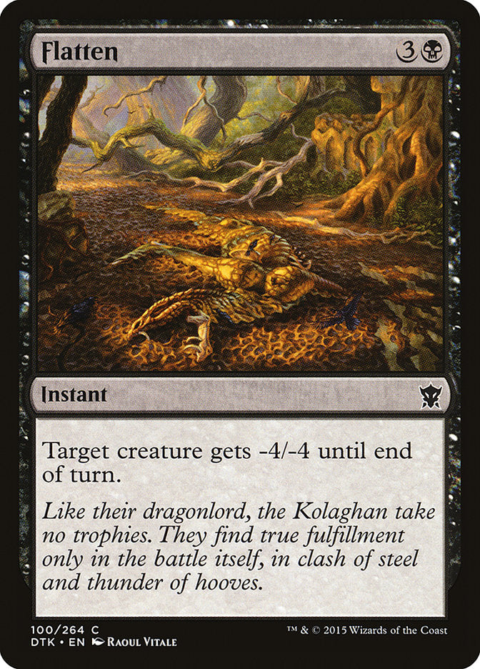 Flatten [Dragons of Tarkir] (100)