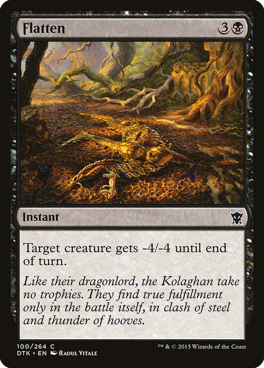 Flatten [Dragons of Tarkir] (100)