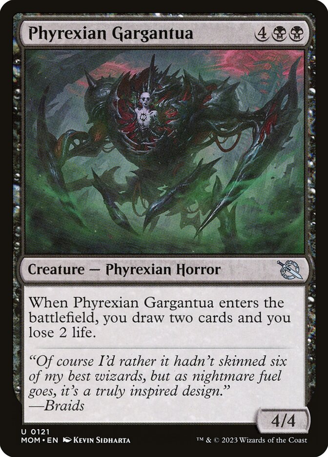 Phyrexian Gargantua [March of the Machine] (121)