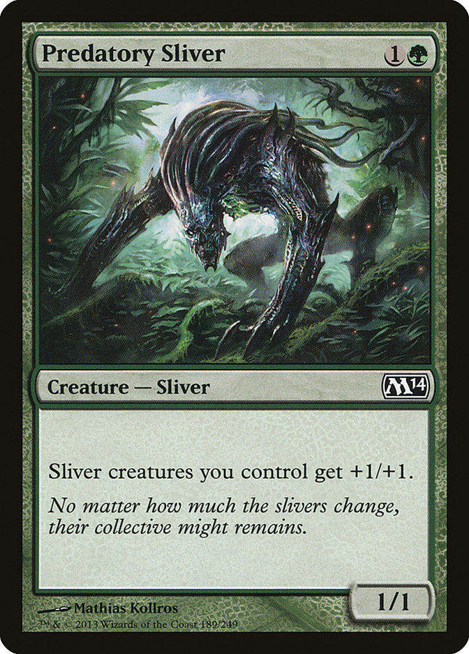 Predatory Sliver [Magic 2014] (189)