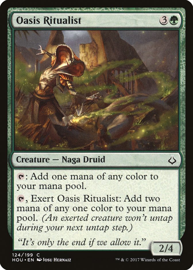 Oasis Ritualist [Hour of Devastation] (124)