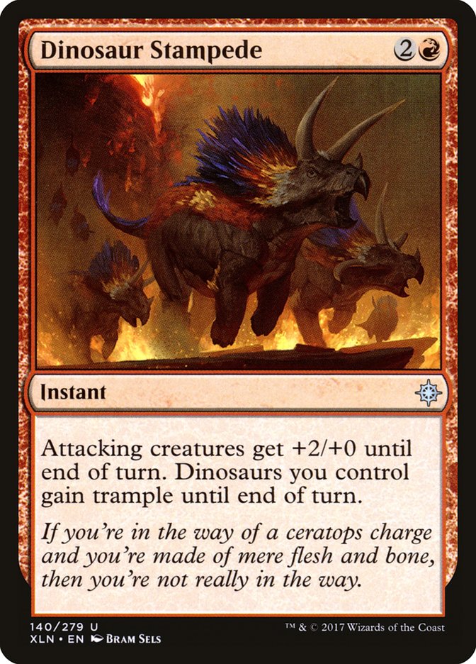 Dinosaur Stampede [Ixalan] (140)
