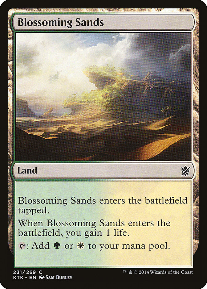 Blossoming Sands [Khans of Tarkir] (231)