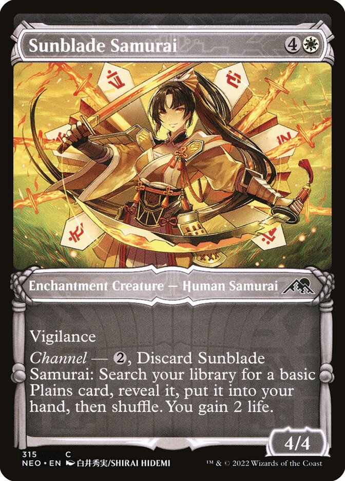 Sunblade Samurai [Kamigawa: Neon Dynasty] (315)