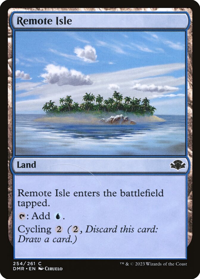 Remote Isle [Dominaria Remastered] (254)