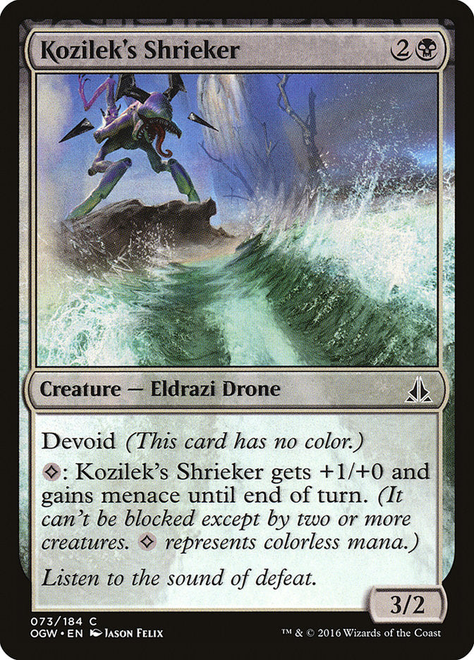 Kozilek's Shrieker [Oath of the Gatewatch] (73)