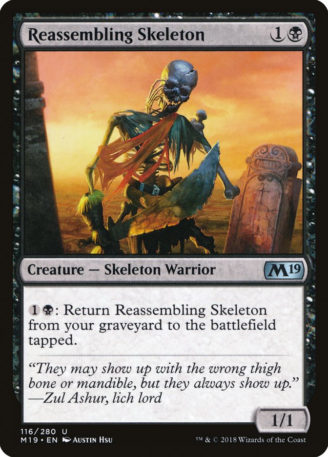 Reassembling Skeleton [Core Set 2019] (116)
