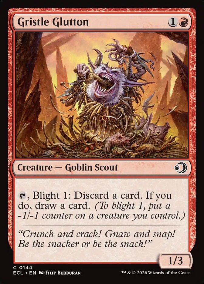 Gristle Glutton [Lorwyn Eclipsed] (144)