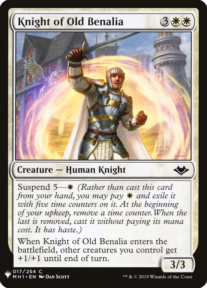 Knight of Old Benalia [The List] (MH1-17)