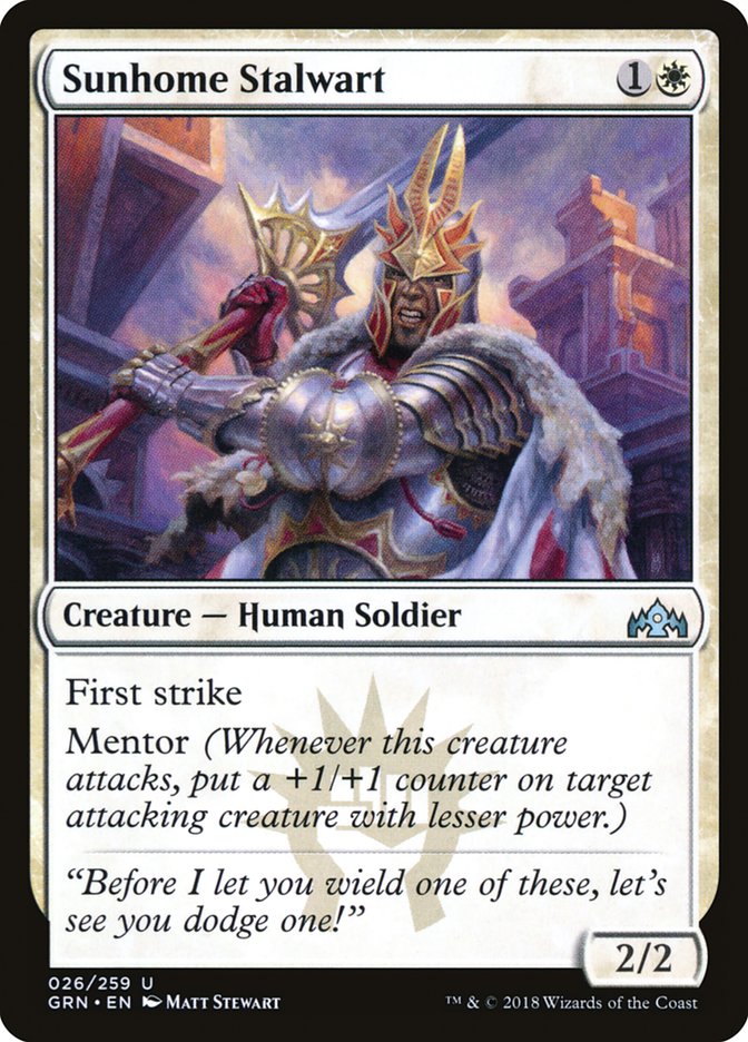 Sunhome Stalwart [Guilds of Ravnica] (26)