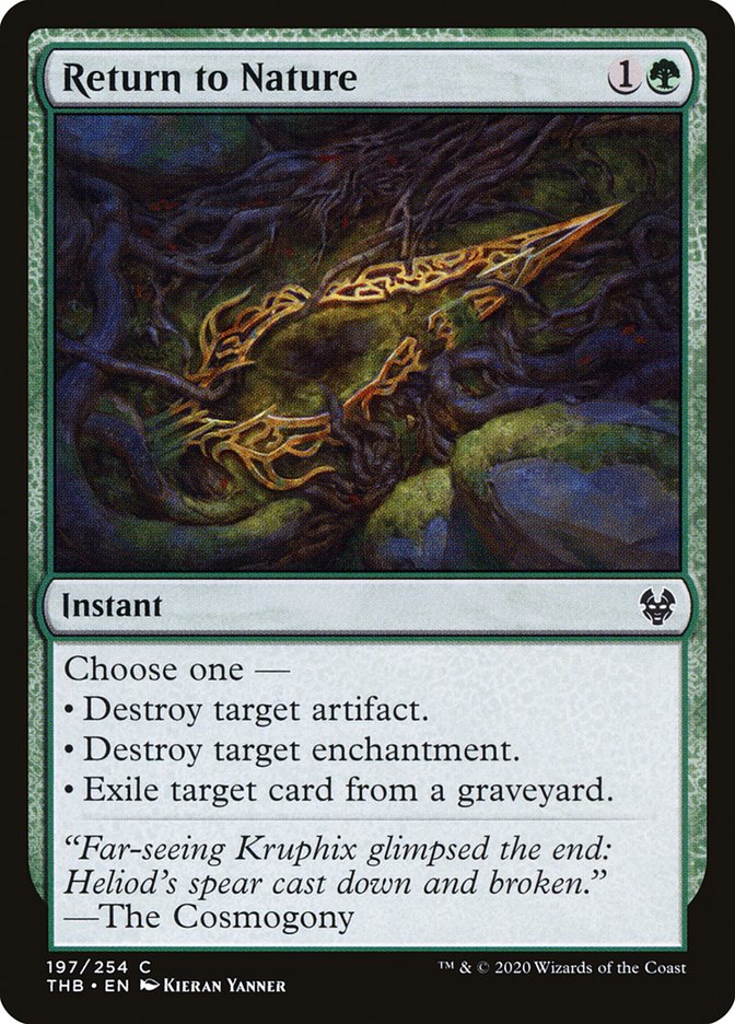 Return to Nature [Theros Beyond Death] (197)