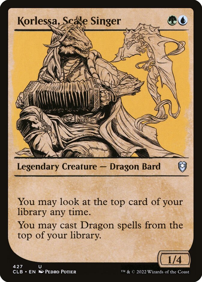 Korlessa, Scale Singer [Commander Legends: Battle for Baldur's Gate] (427)