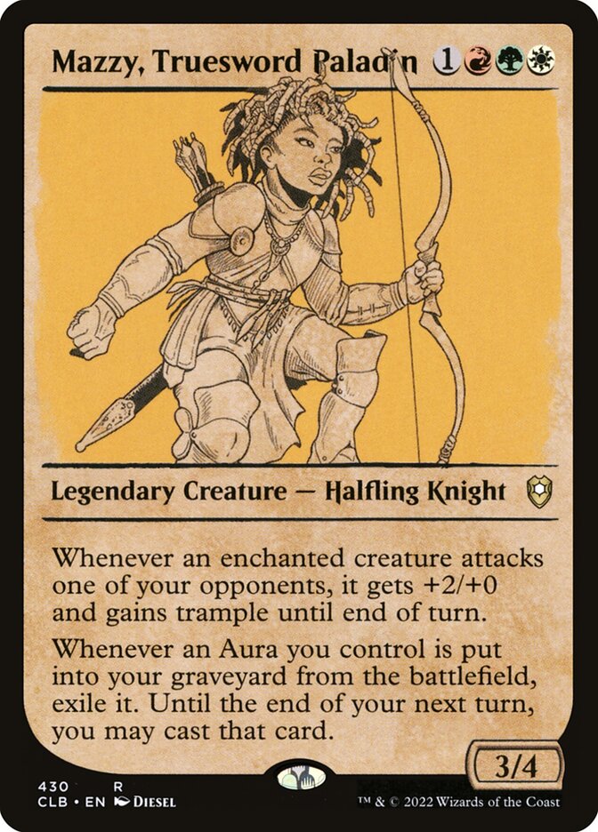 Mazzy, Truesword Paladin [Commander Legends: Battle for Baldur's Gate] (430)