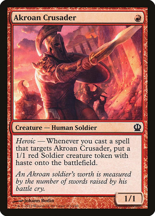 Akroan Crusader [Theros] (111)