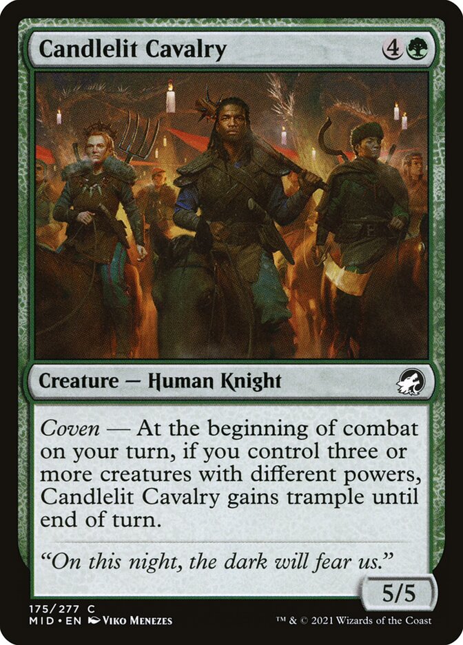 Candlelit Cavalry [Innistrad: Midnight Hunt] (175)
