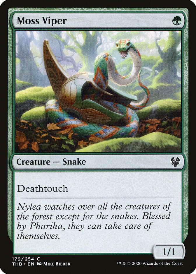 Moss Viper [Theros Beyond Death] (179)