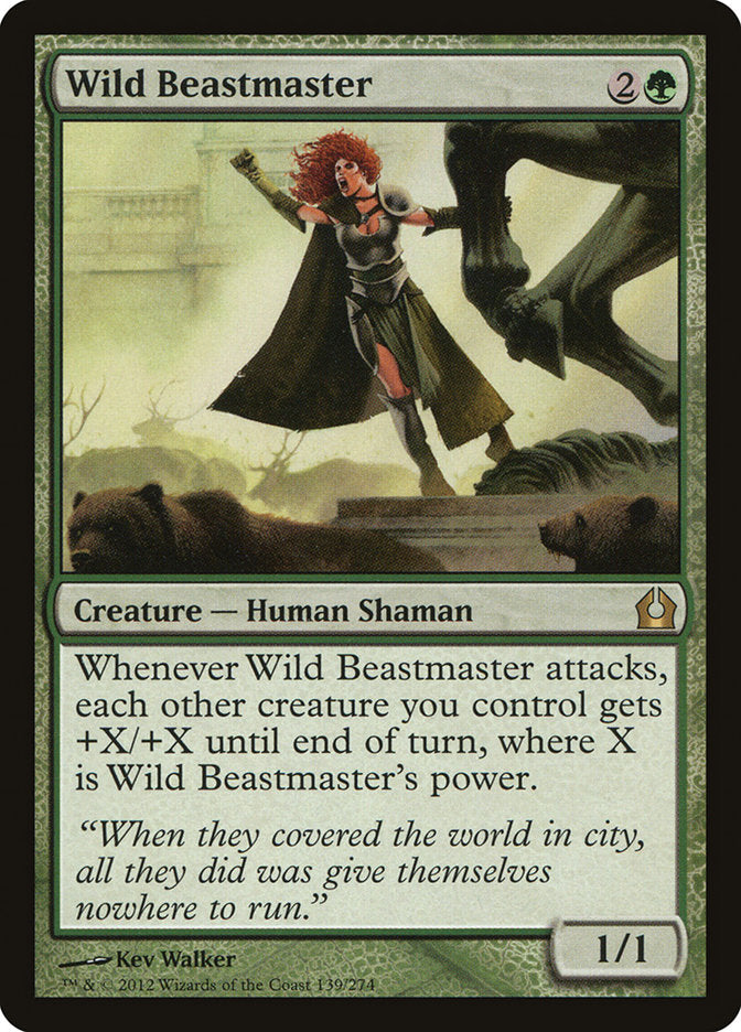 Wild Beastmaster [Return to Ravnica] (139)