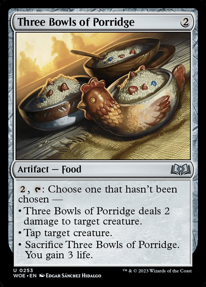 Three Bowls of Porridge [Wilds of Eldraine] (253)
