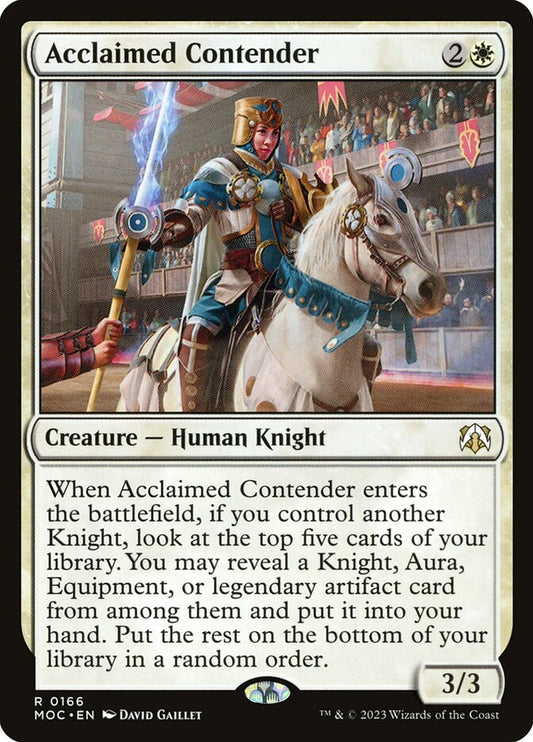 Acclaimed Contender [March of the Machine Commander] (166)