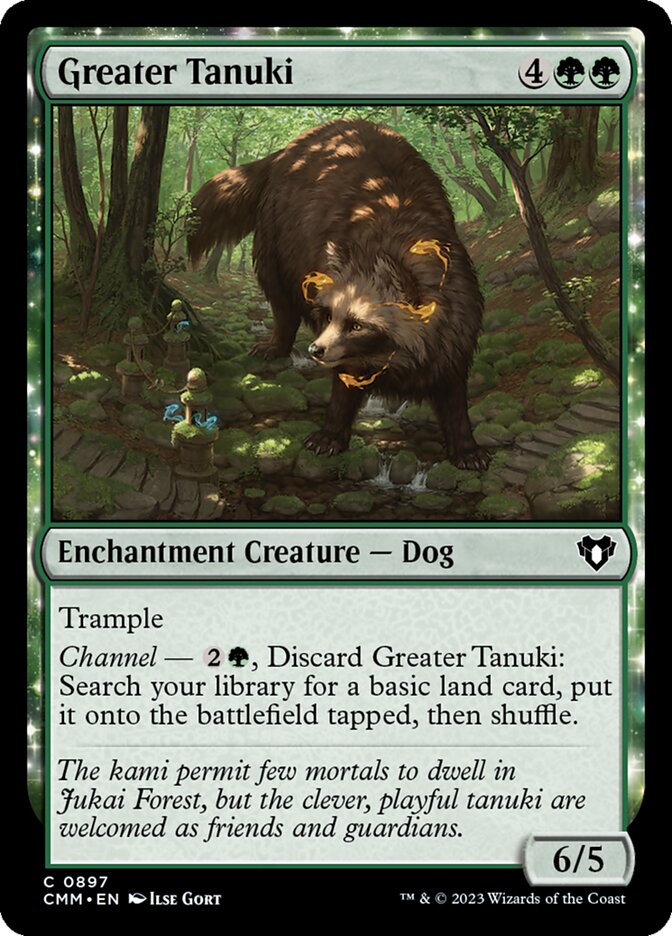 Greater Tanuki [Commander Masters] (897)