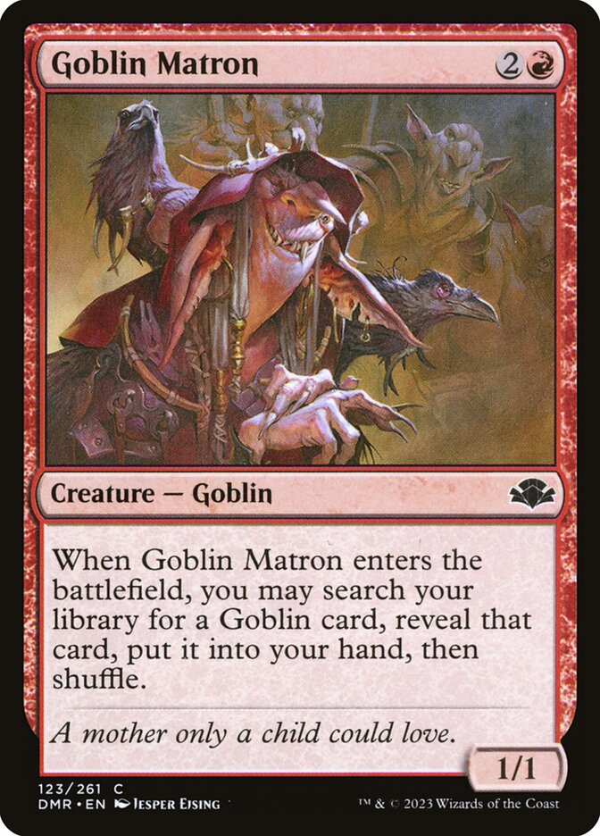 Goblin Matron [Dominaria Remastered] (123)