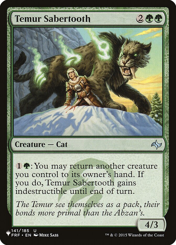 Temur Sabertooth [The List] (FRF-141)