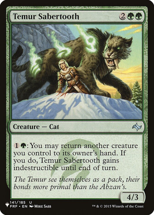 Temur Sabertooth [The List] (FRF-141)