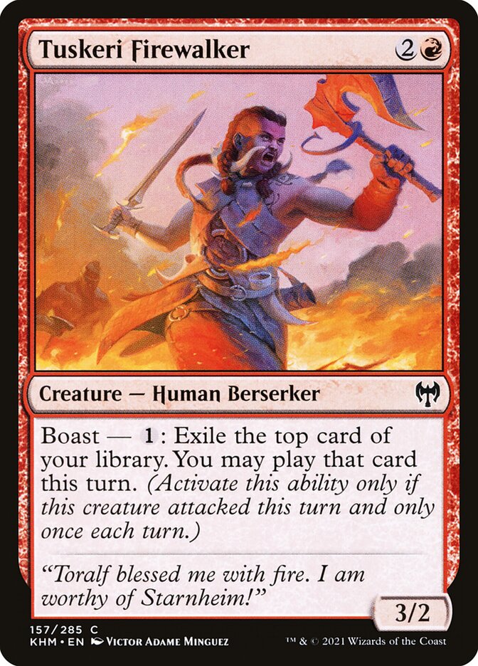 Tuskeri Firewalker [Kaldheim] (157)