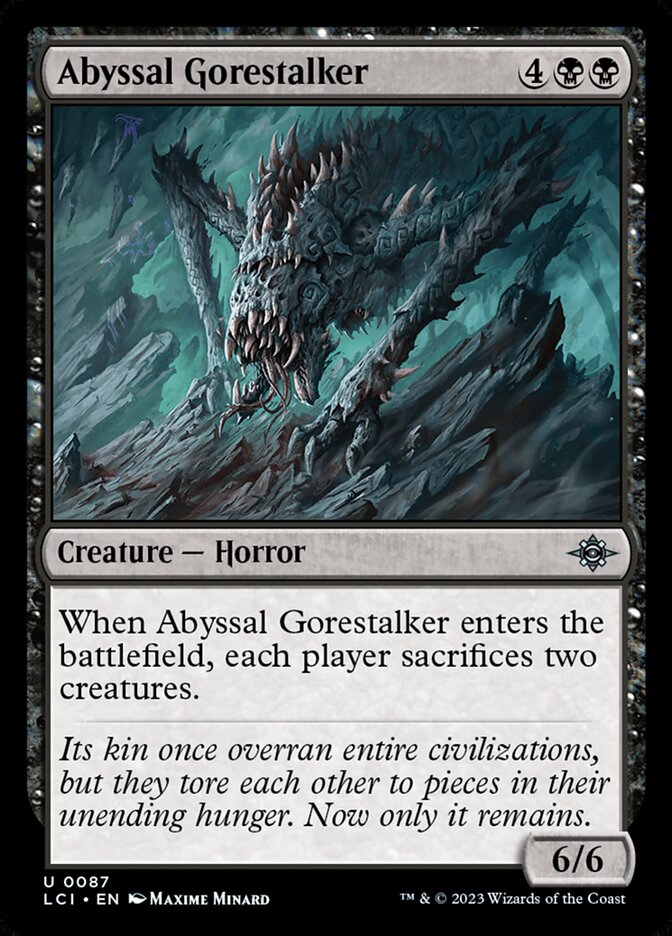 Abyssal Gorestalker [The Lost Caverns of Ixalan] (87)