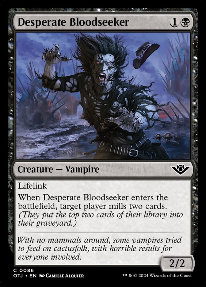Desperate Bloodseeker [Outlaws of Thunder Junction] (86)