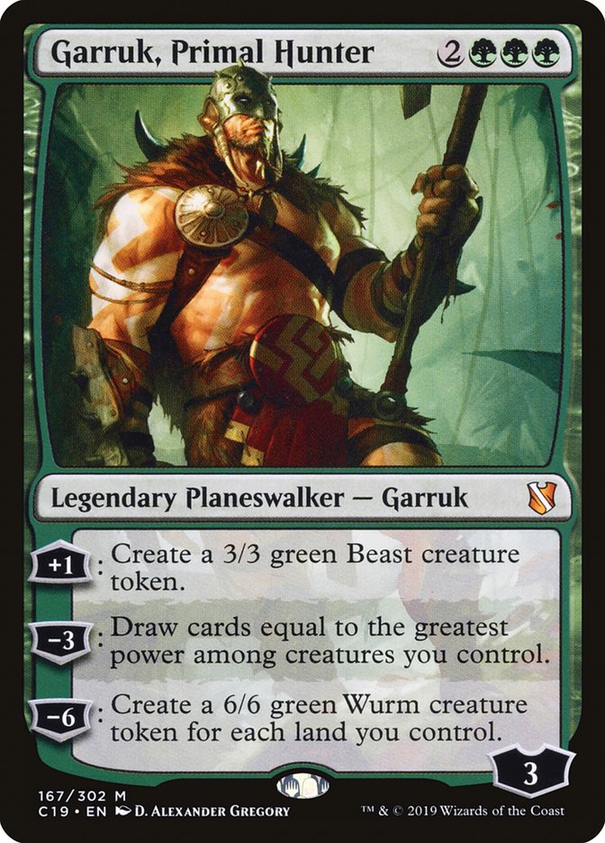 Garruk, Primal Hunter [Commander 2019] (167)