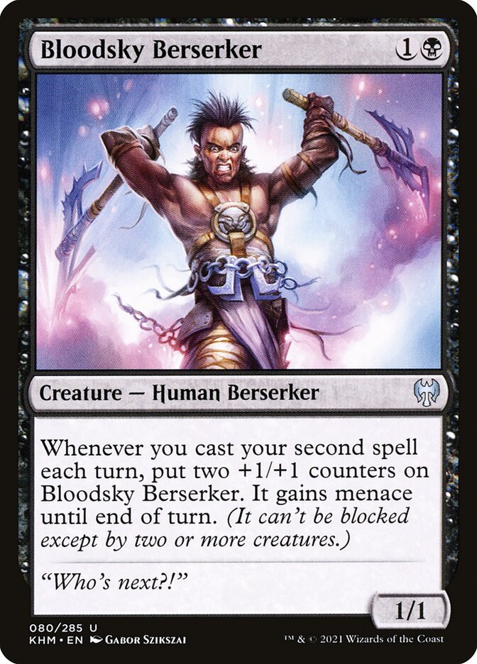 Bloodsky Berserker [Kaldheim] (80)